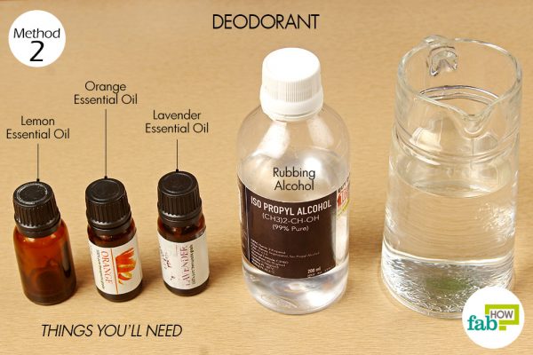 things you'll need for rubbing alcohol health and beauty hacks - deodorant