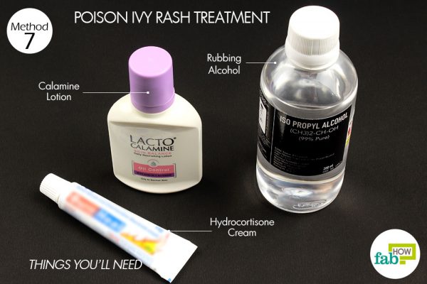 things you'll need for rubbing alcohol health and beauty hacks - poison ivy rash treatment