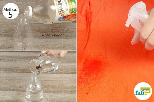 Deodorize your clothes with diluted white vinegar laundry hack