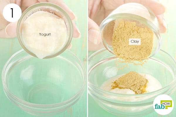 Take yogurt and clay powder to use cinnamon for acne