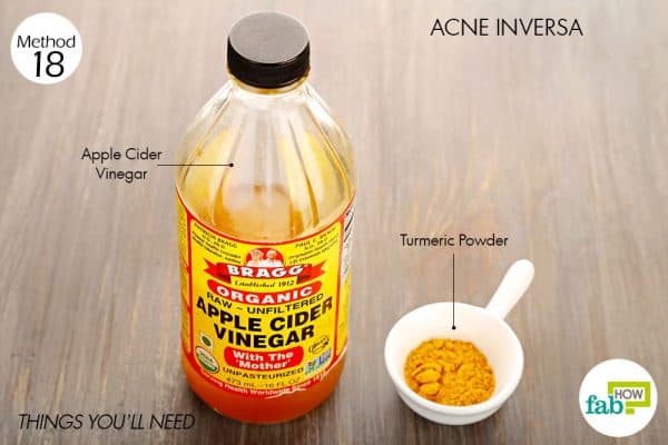 Things needed to use turmeric for health-to treat acne inversa