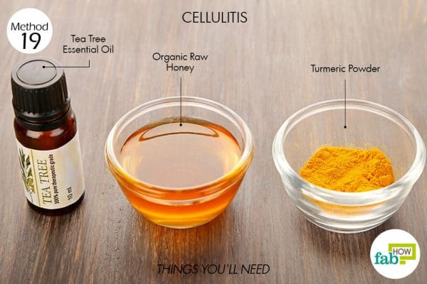 Things needed to use turmeric for health-to treat cellulitis