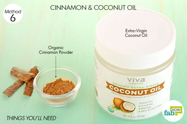 things you'll need to use cinnamon and coconut oil for acne
