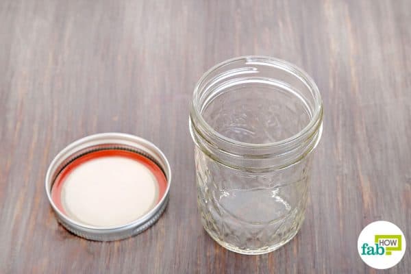 Use boiling water to sterilize glass jars and bottles to prevent mold growth