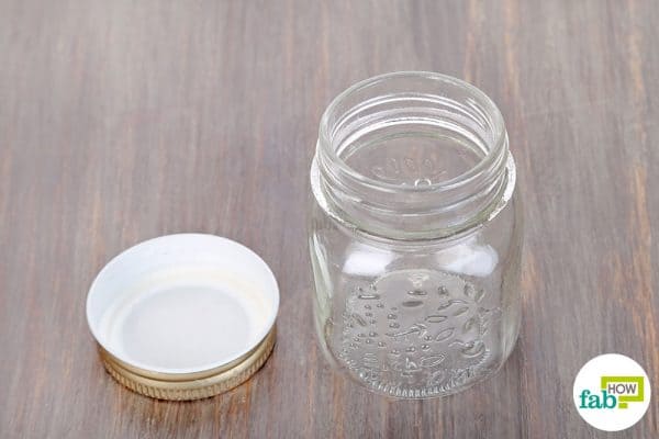 Sterilize glass jars and bottles using a microwave to prevent mold growth