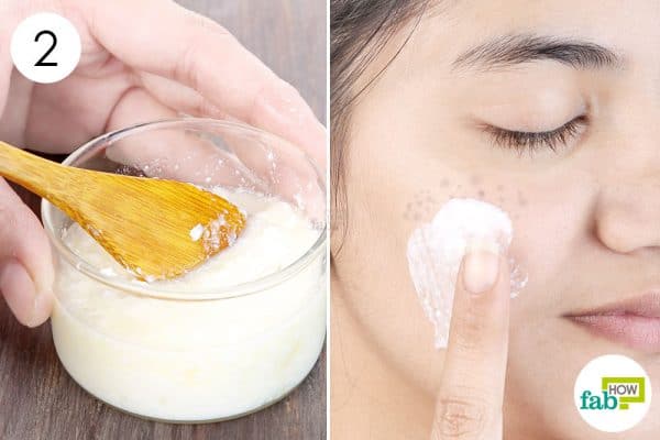 Mix well and apply the paste to use yogurt for skin and hair