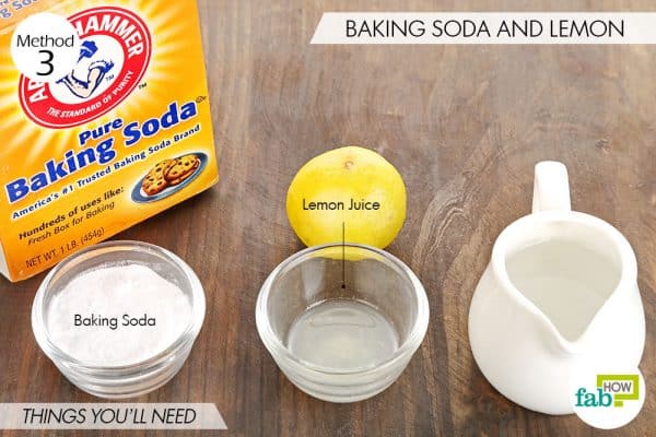 Things you'll need to use lemon and baking soda for acne