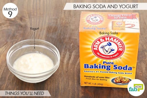 Things you'll need to use yogurt and baking soda for acne