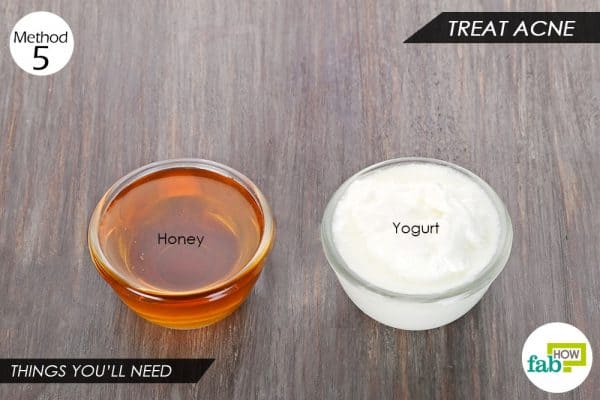 Things you'll need to use yogurt for hair and skin acne
