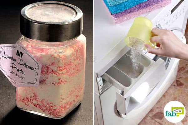 Make DIY laundry detergent to use borax for cleaning