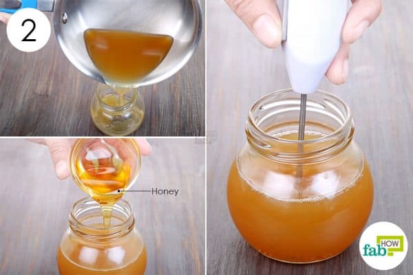 Mix in honey to make homemade cough syrup