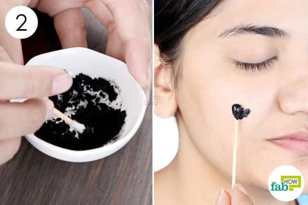 Mix thoroughly and apply to use activated charcoal for beauty