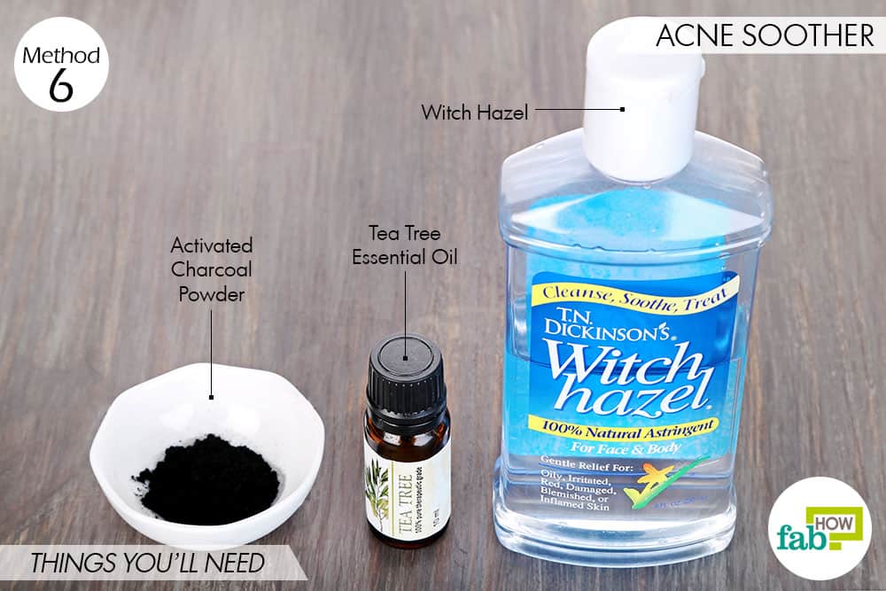 Things needed to use activated charcoal for beauty-acne soother