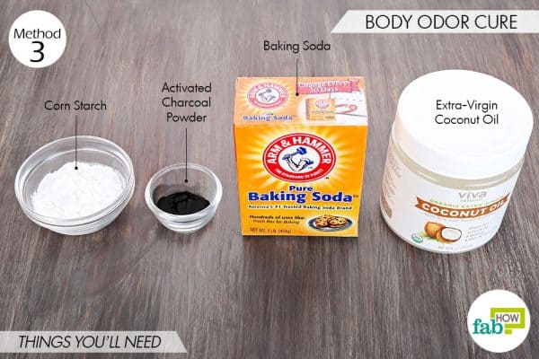 Things needed to use activated charcoal for beauty-to get rid of body odor