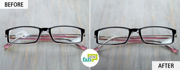 remove super glue from eyeglasses with liquid dish soap