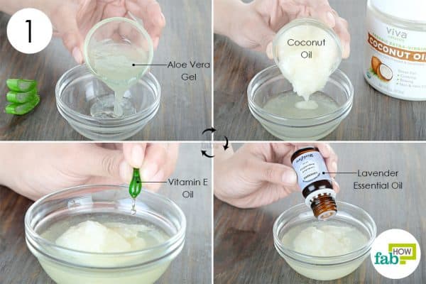 combine aloe vera gel with vitamin E, coconut, and lavender essential oil to use aloe vera for beauty