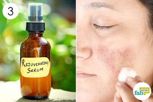 make DIY face serum for rejuvenation