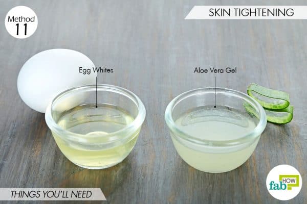 things needed to use aloe vera for beauty-skin tightening