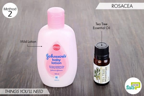 things needed to use tea tree oil for health-rosacea