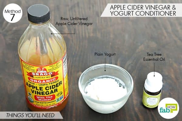 things you'll need to make conditioner to use acv for dandruff
