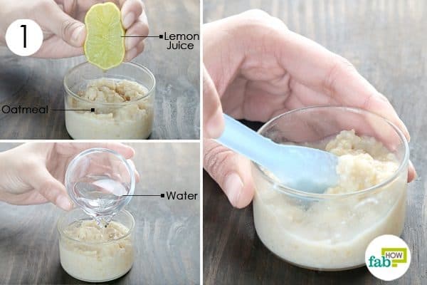 make oatmeal face mask for acne