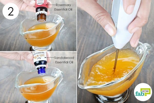 add essential oils to make diy homemade aftershave spray