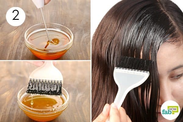 mix well and apply to get silky hair