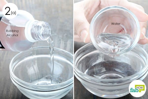 combine rubbing alcohol and distilled water to clean dslr the right way