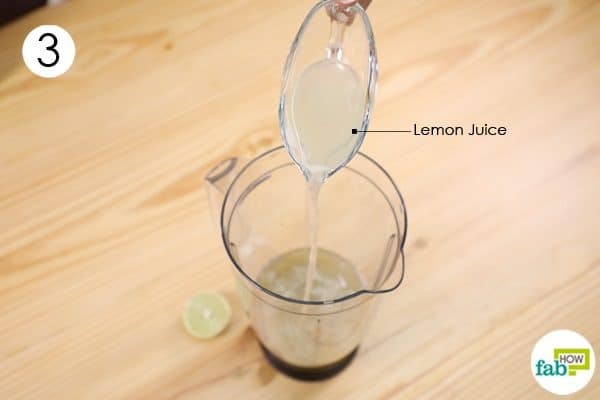 add lemon juice to make aloe vera lemonade