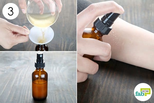 mix well to make diy homemade anti itch spray and cream