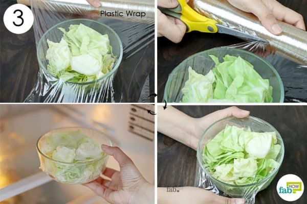 seal and refrigerate to store cabbage the right way