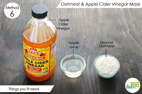 things youll need to make oatmeal face mask for acne