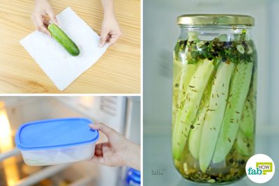 how to store the cucumber the right way