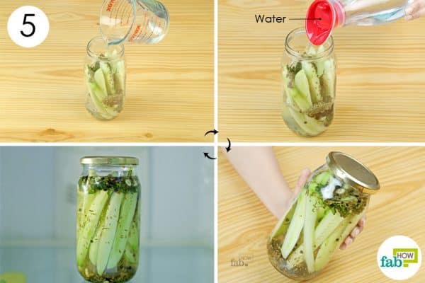refrigerate the pickled cucumber to store the cucumber the right way