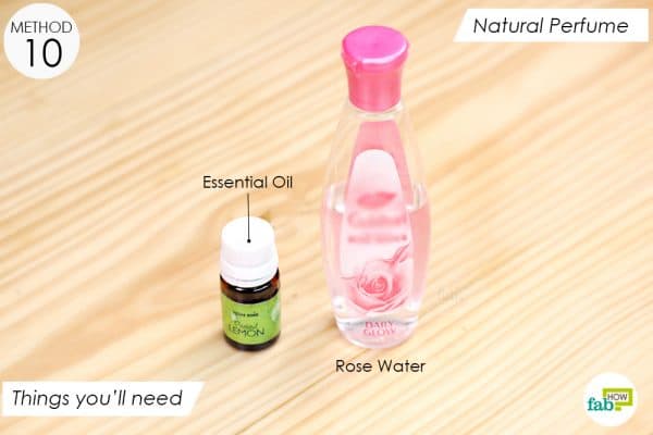 things you'll need to make rose water perfume