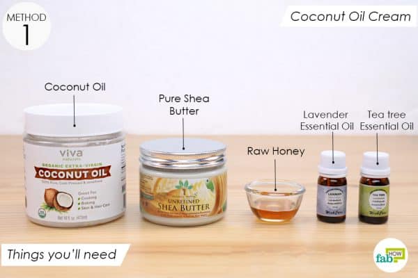 things you'll need to make homemade coconut oil eczema cream