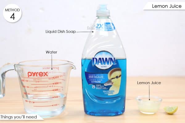 things you'll need to make lemon juice bug spray