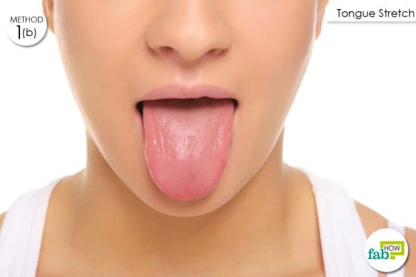 tongue stretch for double chin