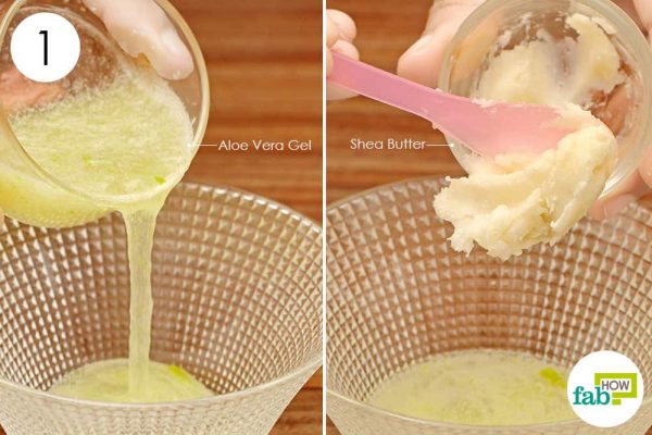 put aloe and shea butter together